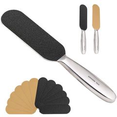 AOPOCKAN TECH foot file dual-sided close-up for quick callus smoothing.