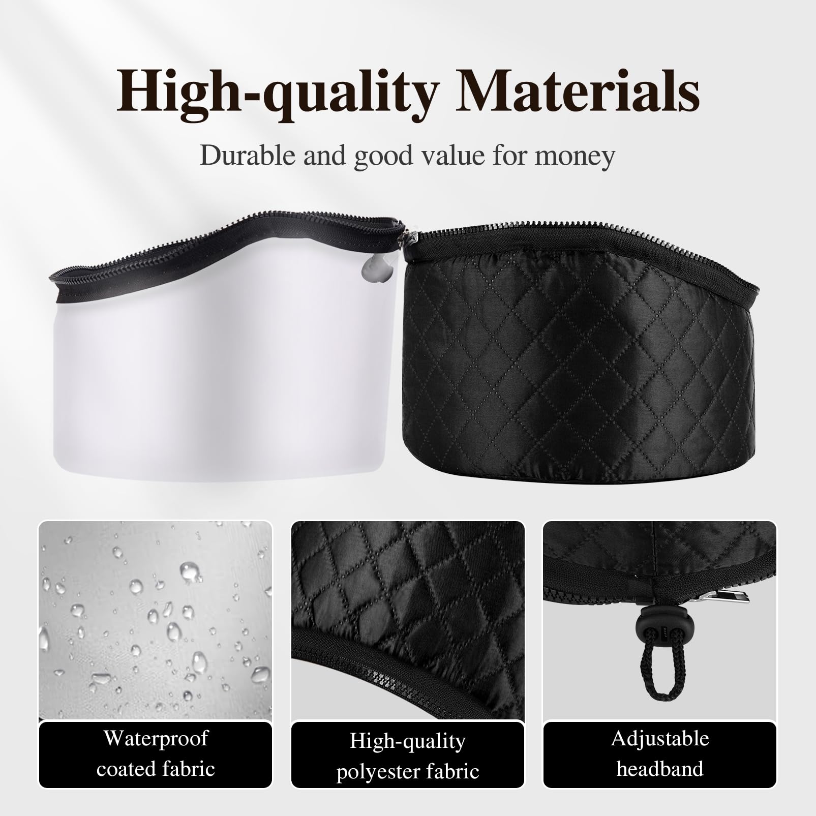 aopow adjustable strap fits different head sizes for secure conditioning