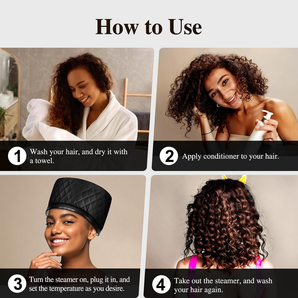 aopow travel-ready heat cap keeps conditioning routines on the go