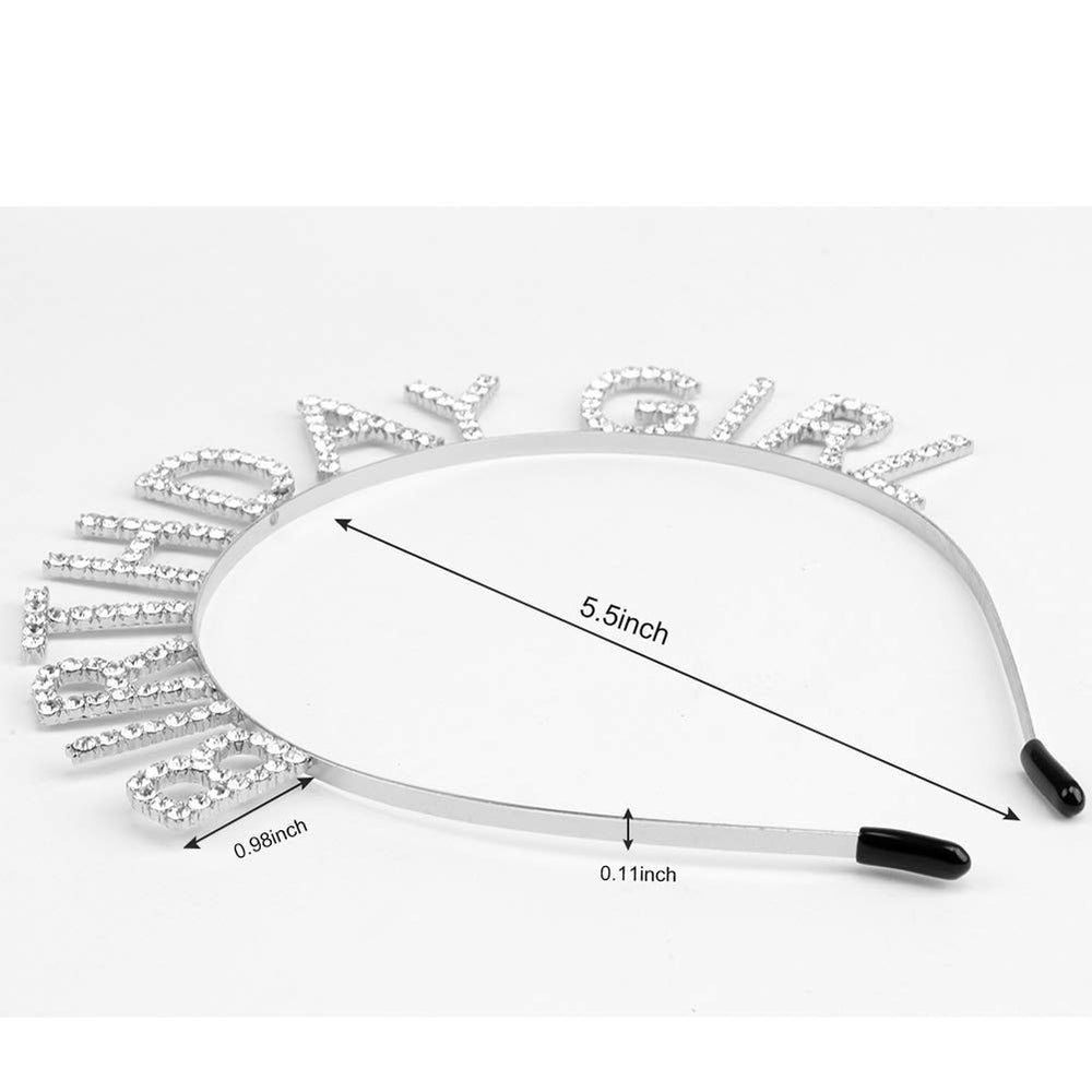 AOPRIE crown with 168 rhinestones sparkling at parties