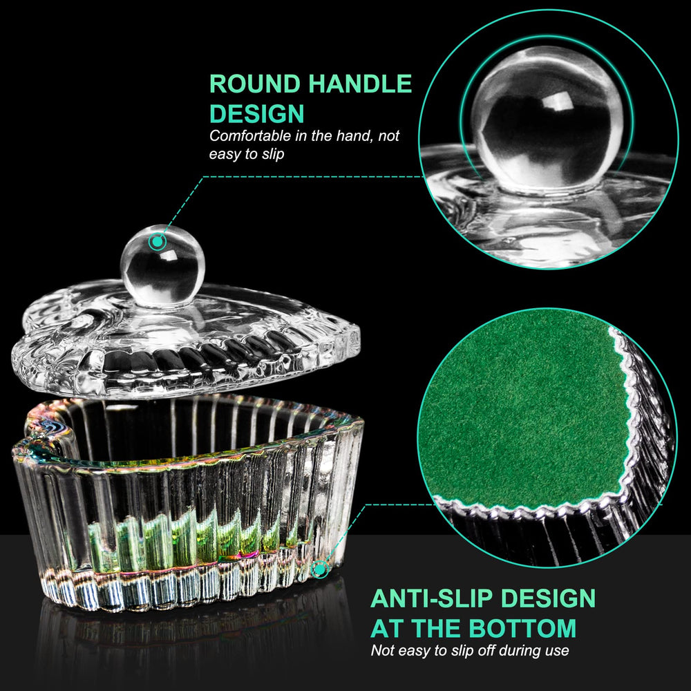 AORAEM dappen dish with firm bottom prevents slipping during use.