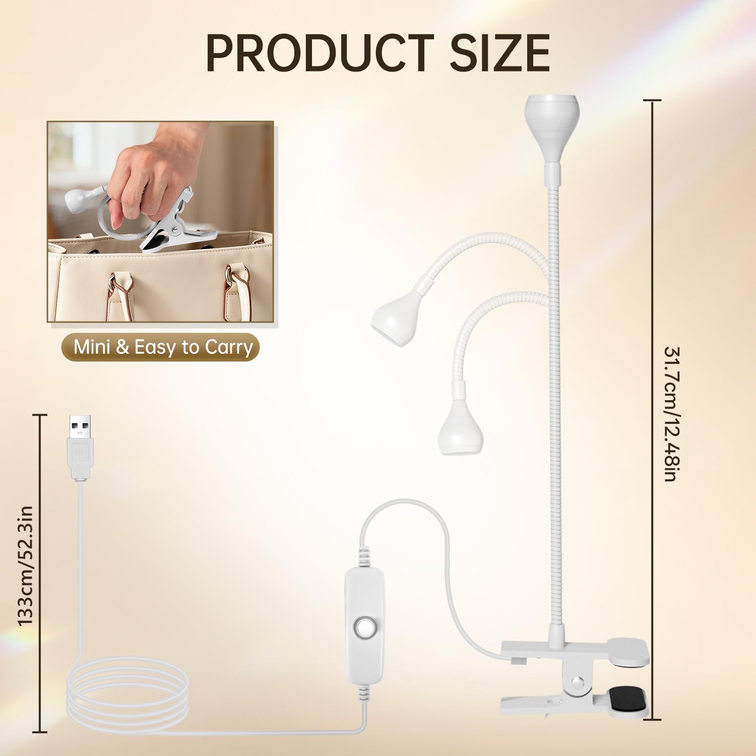 Three-watt LEDs deliver steady curing with minimal heat for comfortable use.