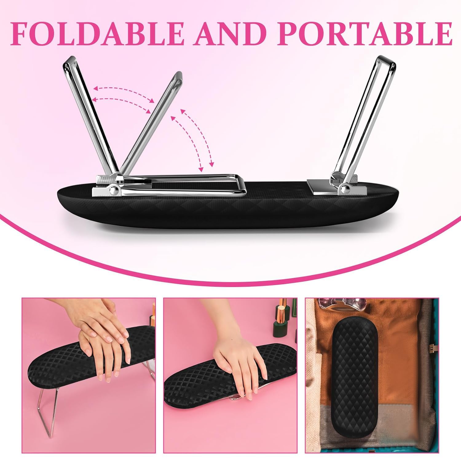 AORAEM Nail Arm Rest metal bracket for durable back support