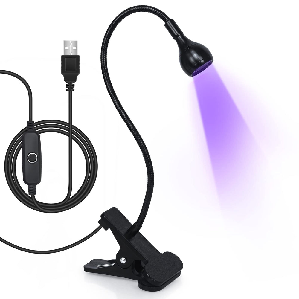 AORAEM Nail Lamp LED with flexible gooseneck for precise curing