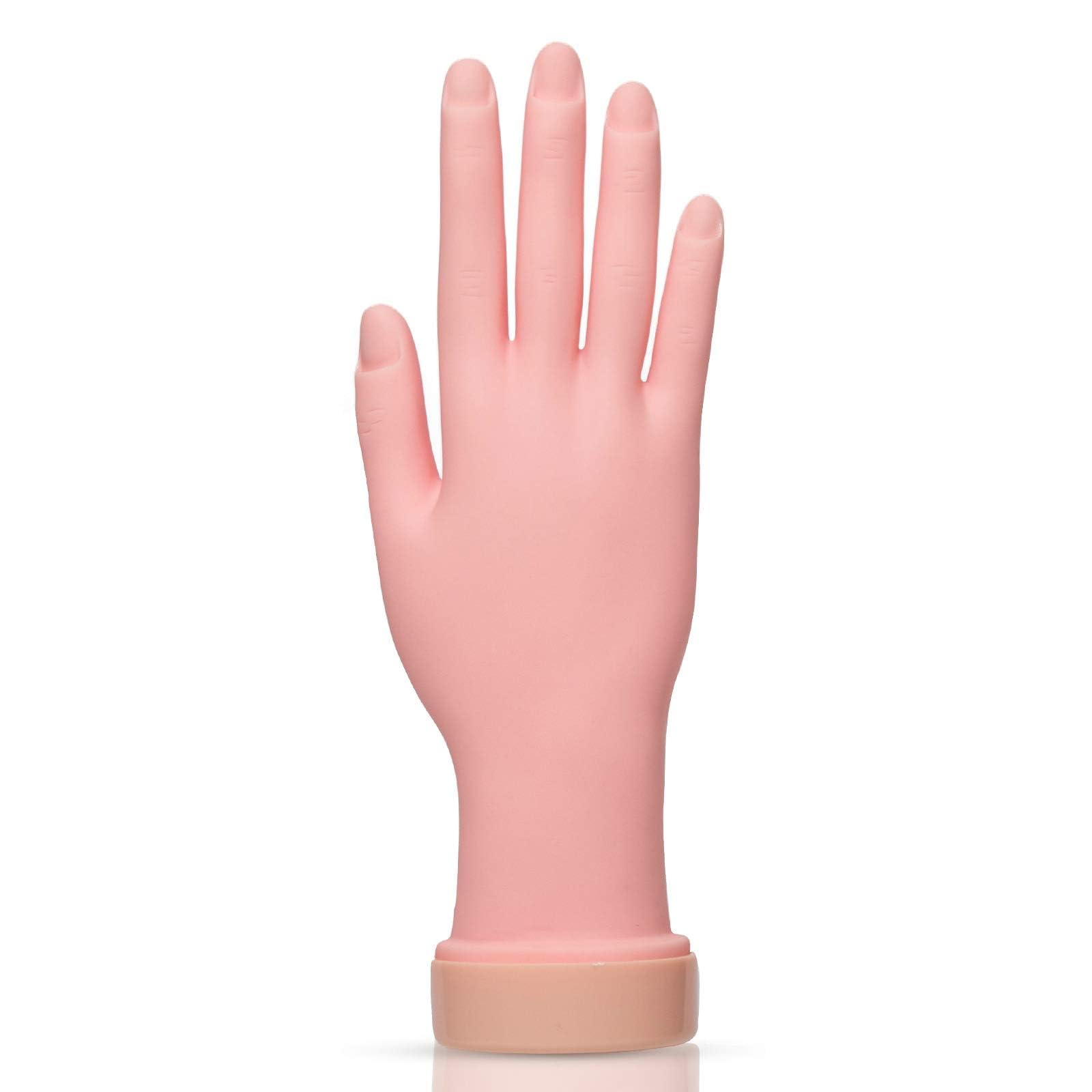 AORAEM nail training hand in soft plastic for realistic practice