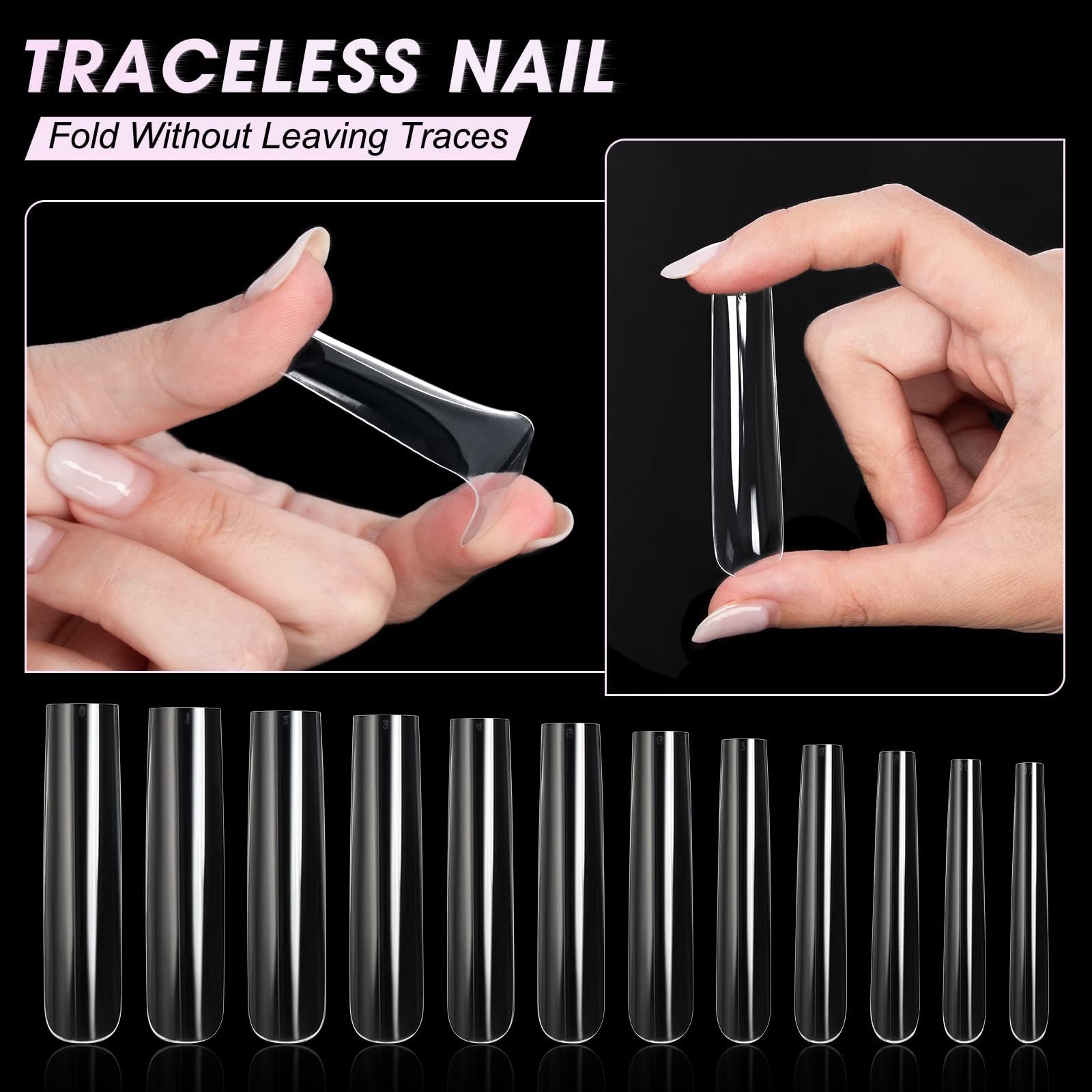 Puntas AORAEM gel suave y duradero para uñas resistentes.
