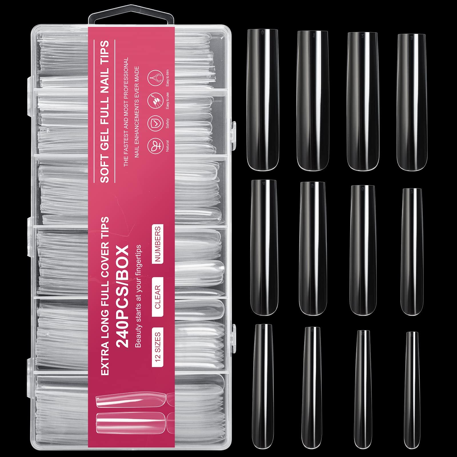 Puntas AORAEM regalo ideal para amantes de uñas.