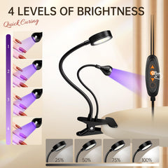 AORAEM white-light mode provides bright illumination for detail work.