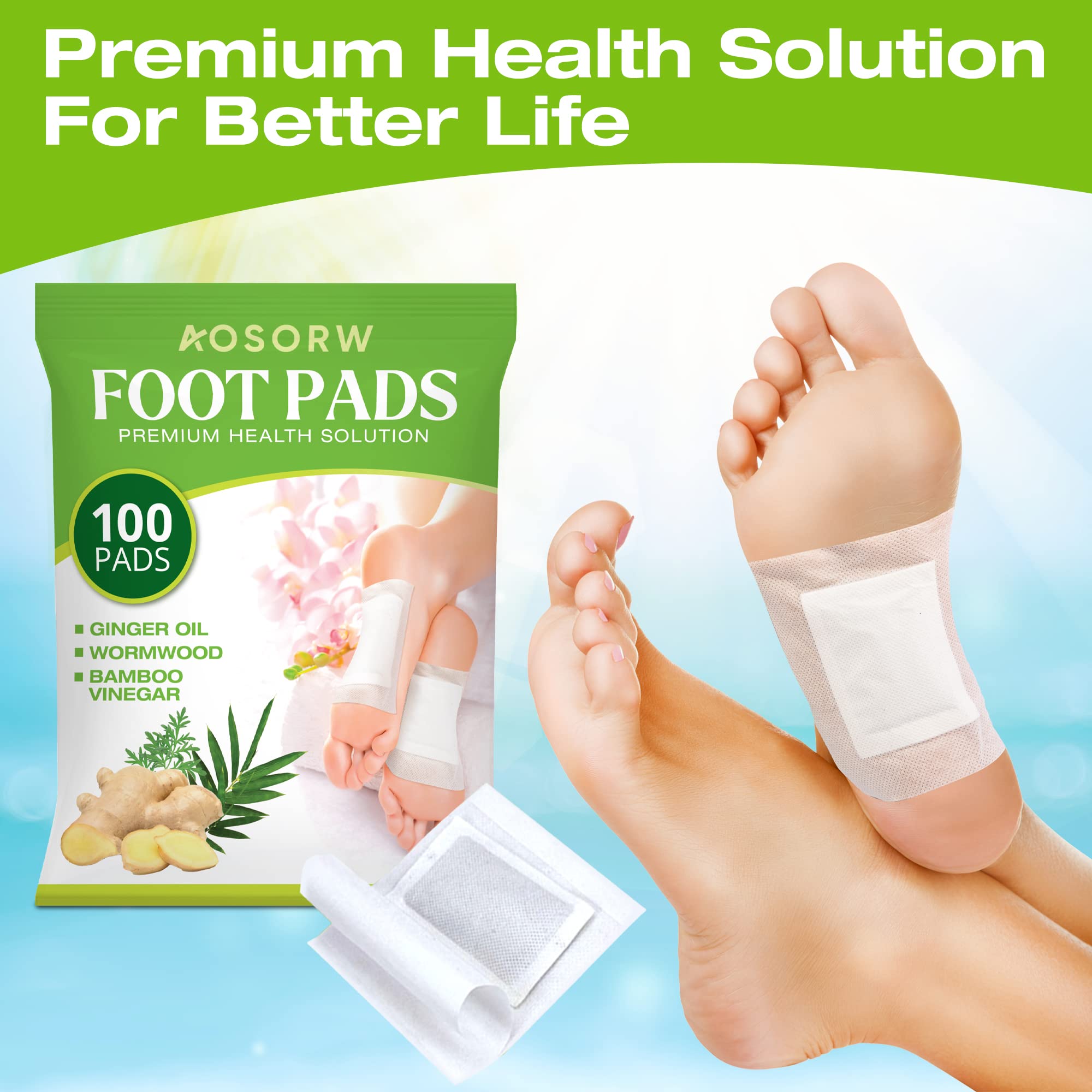 AOSORW value pack of 100 pads and 100 sheets for long-term use