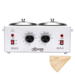 AOWOSA professional wax warmer with double pots for salon use.