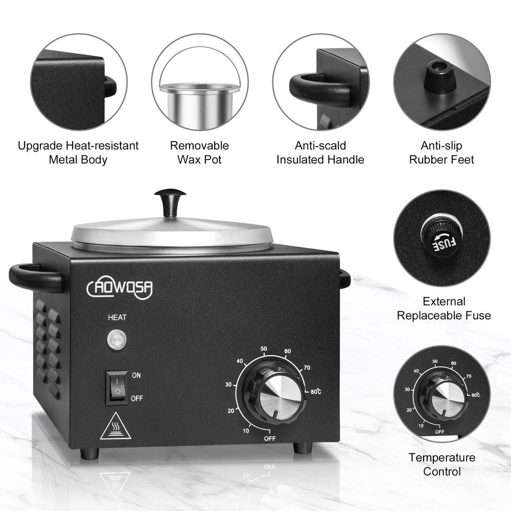 AOWOSA removable pot allows easy cleaning between clients