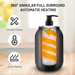 AOWOSA sleek compact design enhances spa or salon ambiance while keeping oils warm.