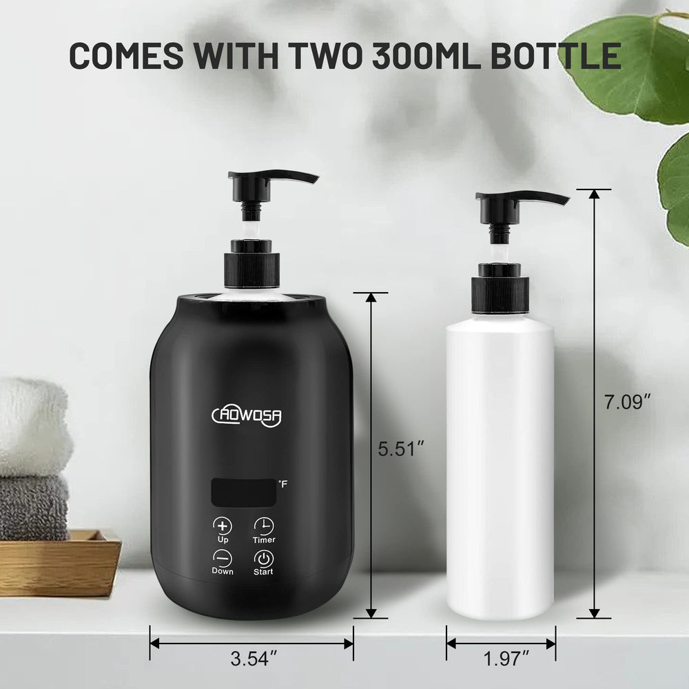 AOWOSA two oil bottle dispensers included for simultaneous setups.