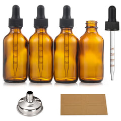 AOZITA amber glass bottle with dropper for precise 1ml dosing