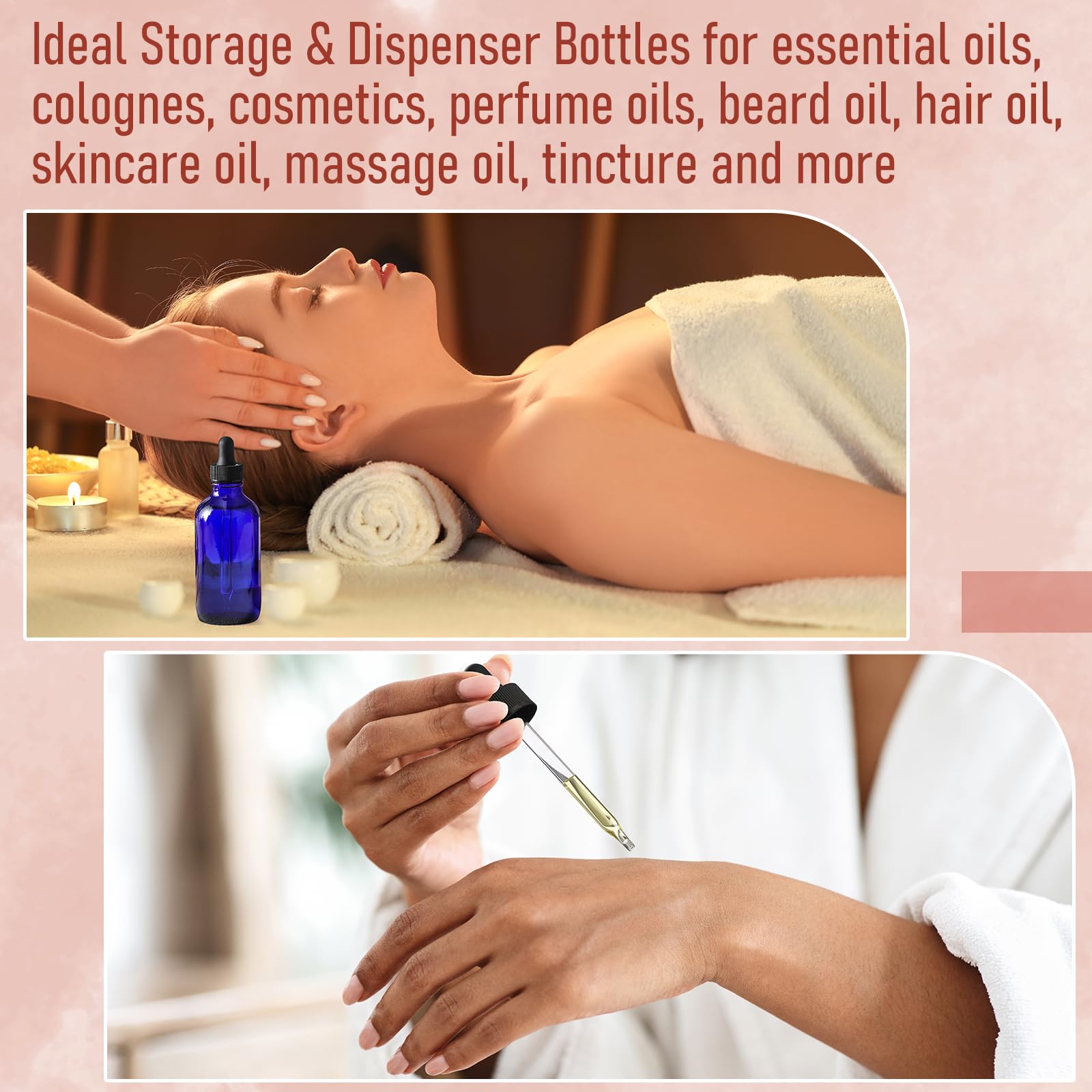AOZITA beard oil bottle fits grooming routines.