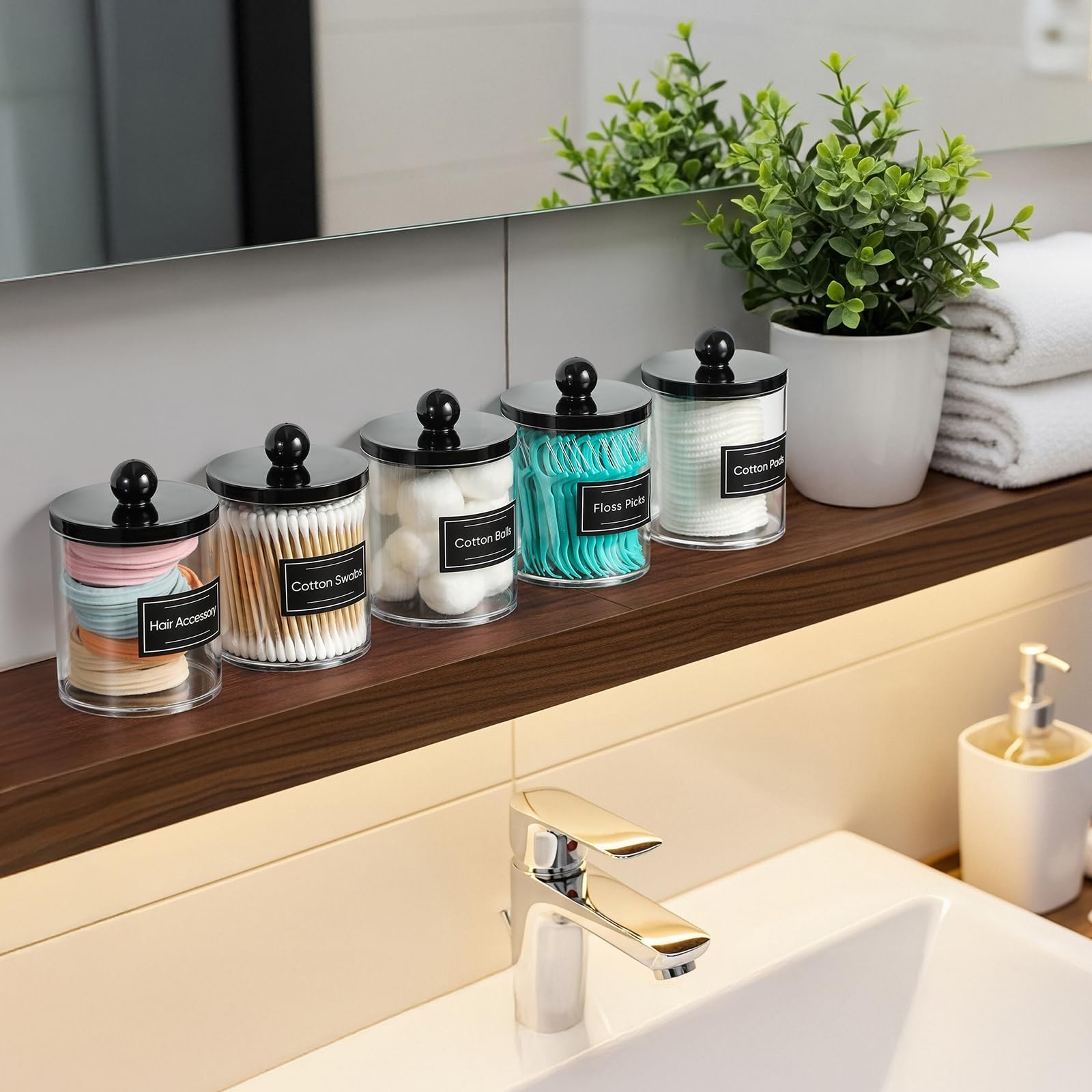 AOZITA thick-clear plastic construction ensures durability and safe handling.