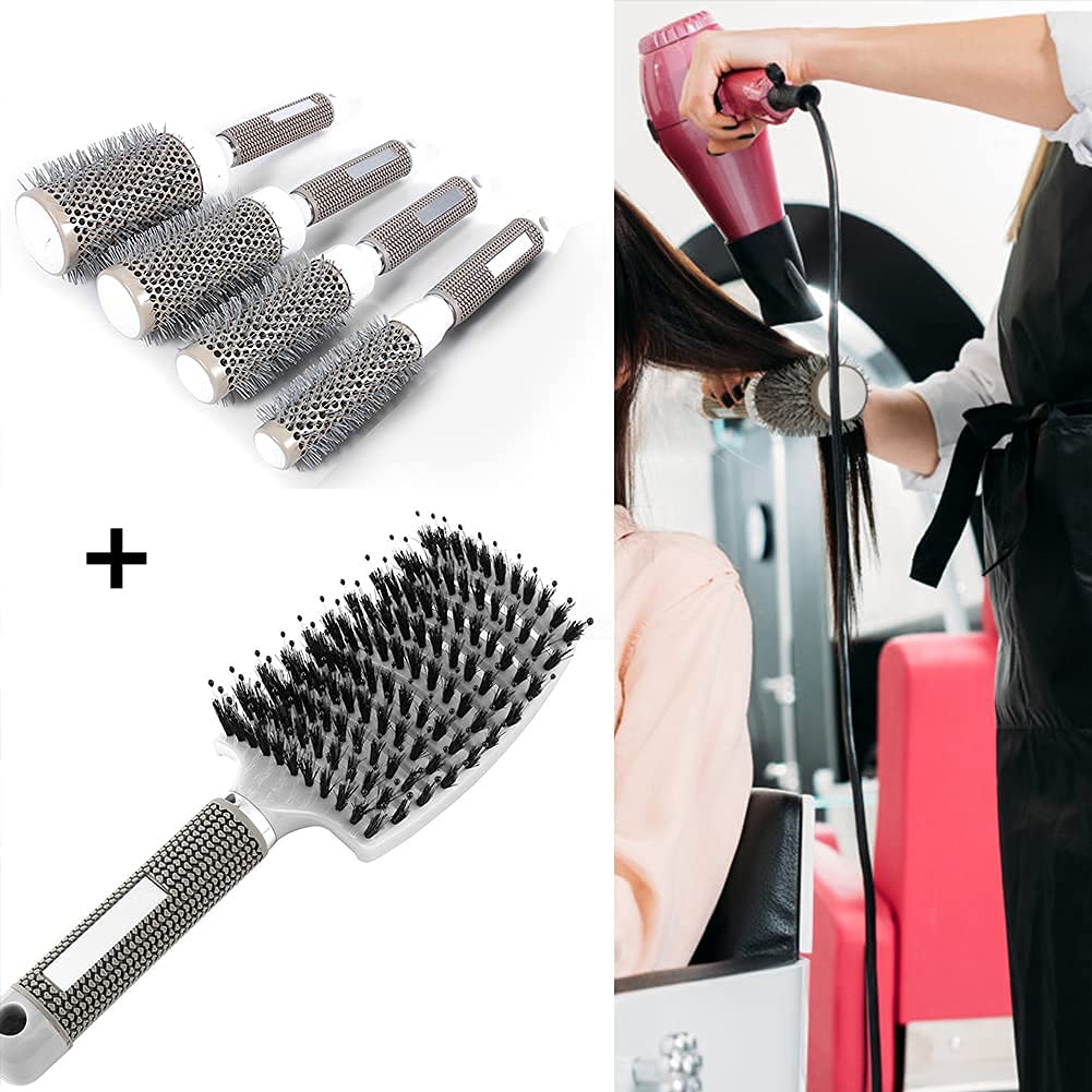Aozzy ceramic ionic hair brush core designed for gentle heat and shine.