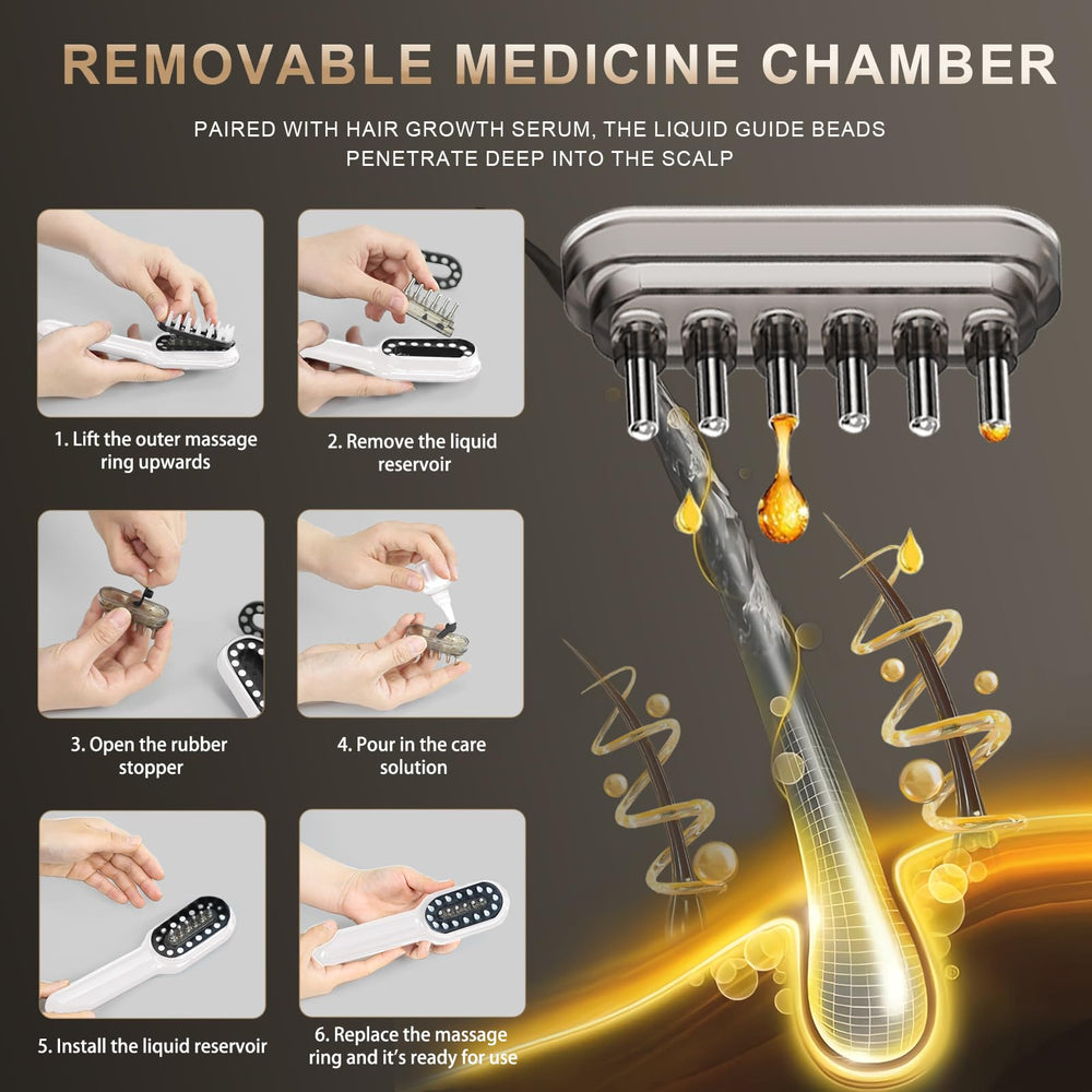 Apbier Laser Hair Growth Comb lightweight for easy handling during sessions