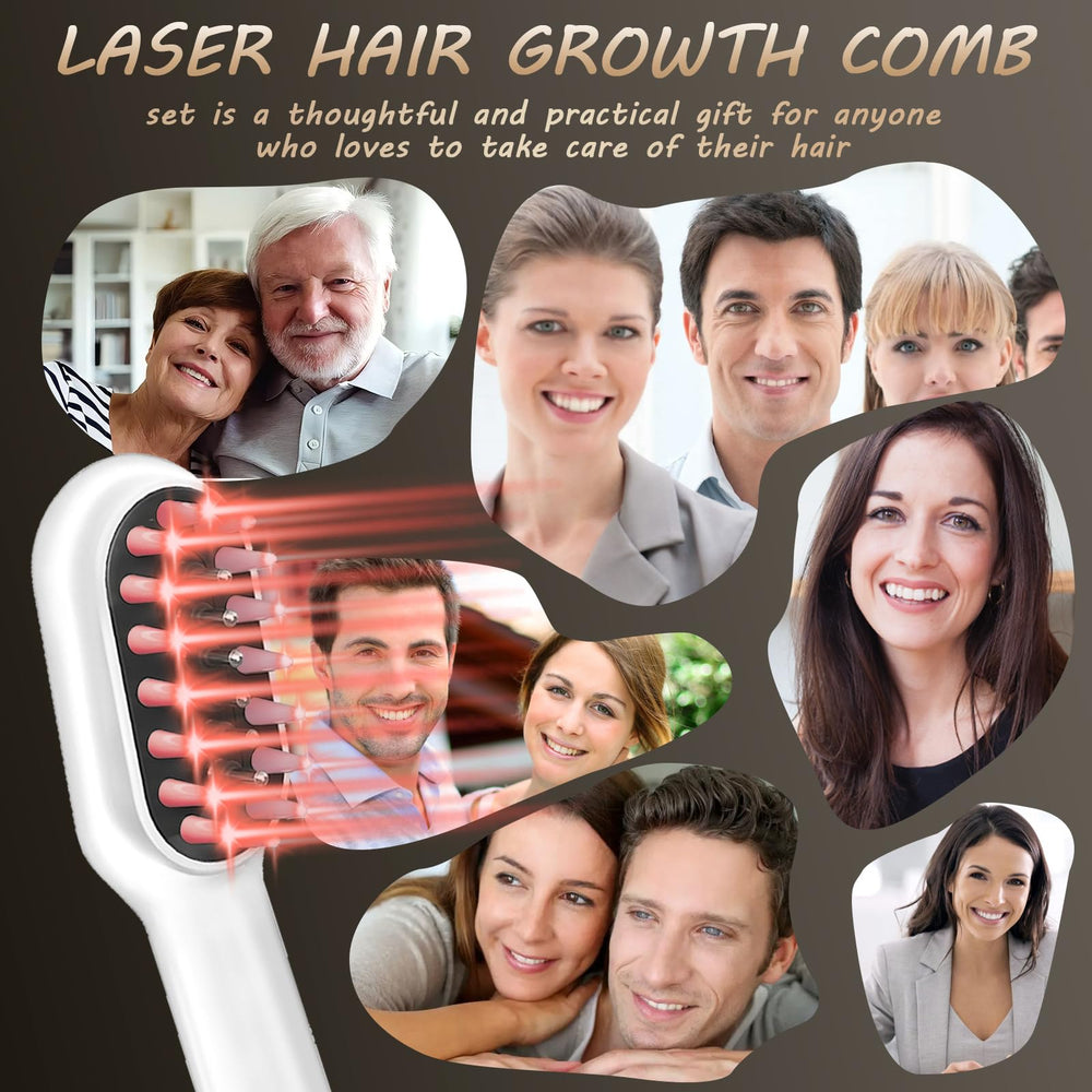 Apbier Laser Hair Growth Comb travel kit ready for on-the-go care