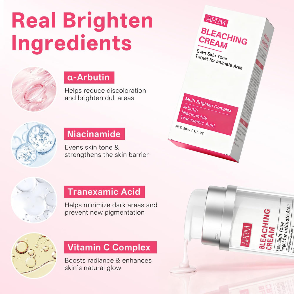 APBM Skin Lightening Cream near bikini area for delicate use