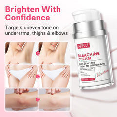 APBM Skin Lightening Cream applied to underarm for even tone