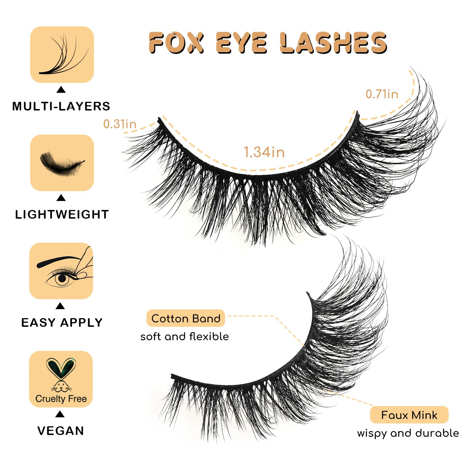 APCYUST soft lash-band design for secure, comfortable daily wear.