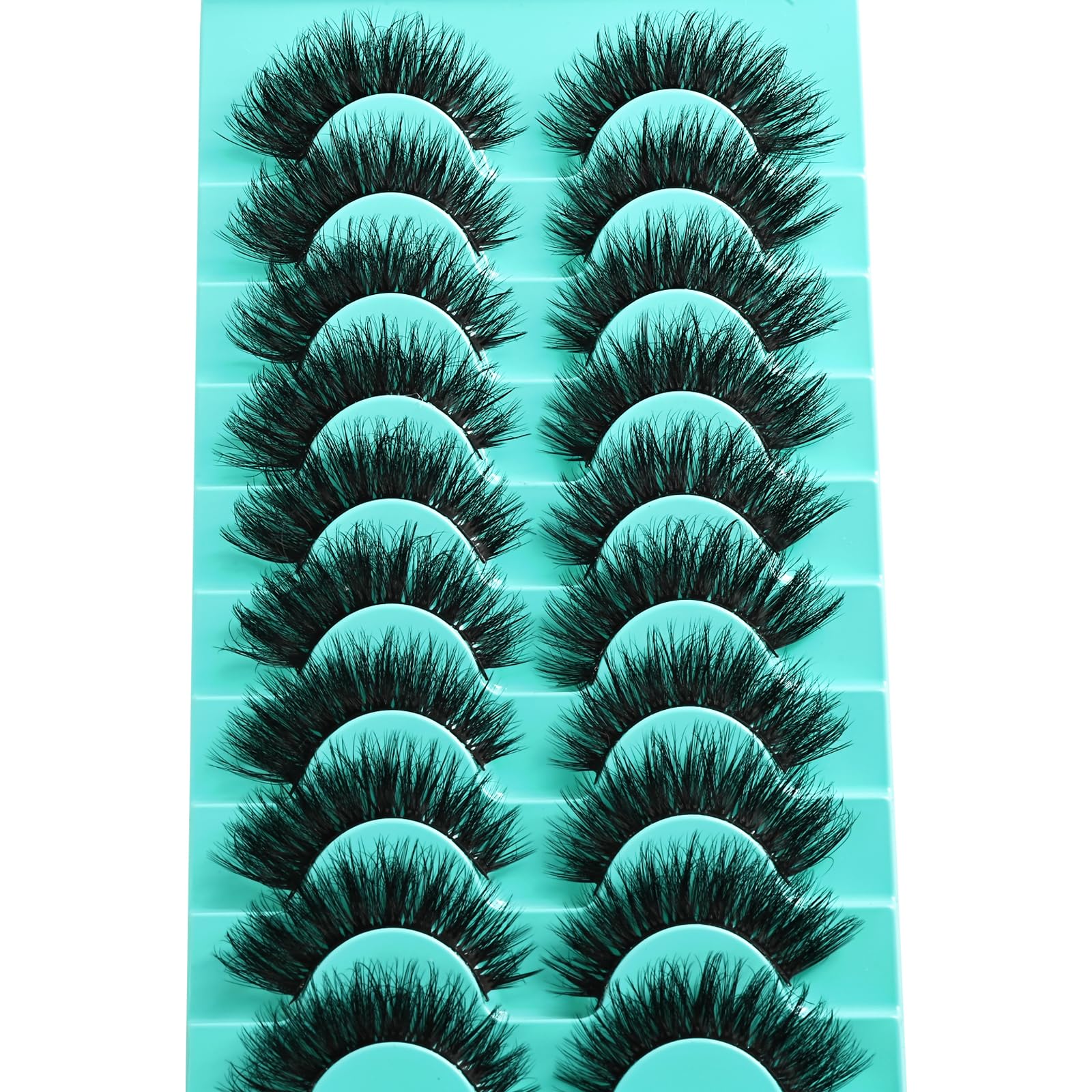 APCYUST 10 Pairs Cruelty-Free Reusable Lashes—great value.