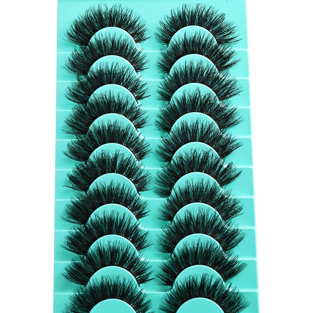 APCYUST 10 Pairs Cruelty-Free Reusable Lashes—great value.