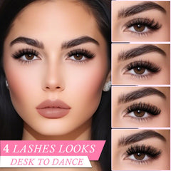 APCYUST Clear Band Lashes blend easily with lash line