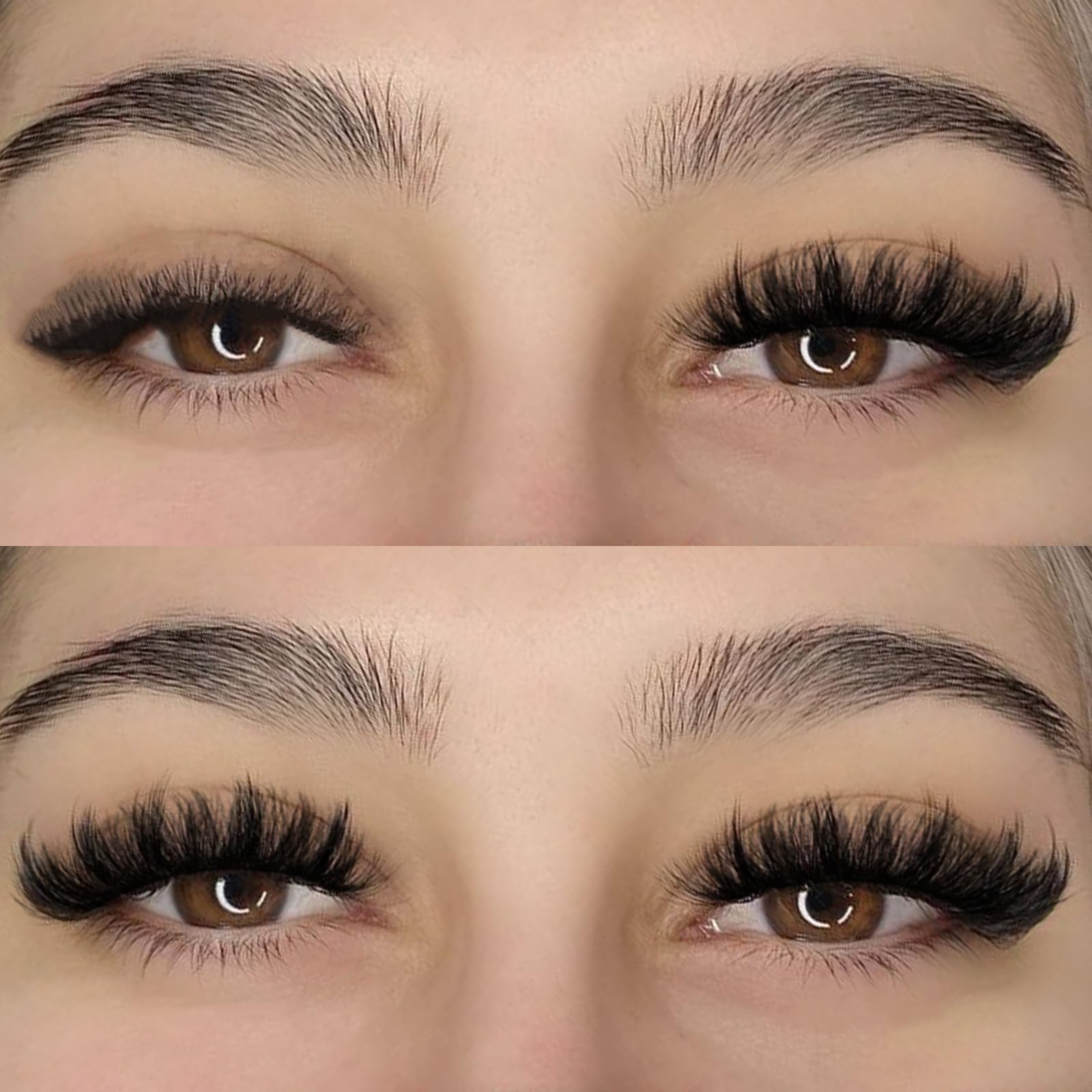 APCYUST Lashes Cluster-Wispy design adds soft volume and texture.