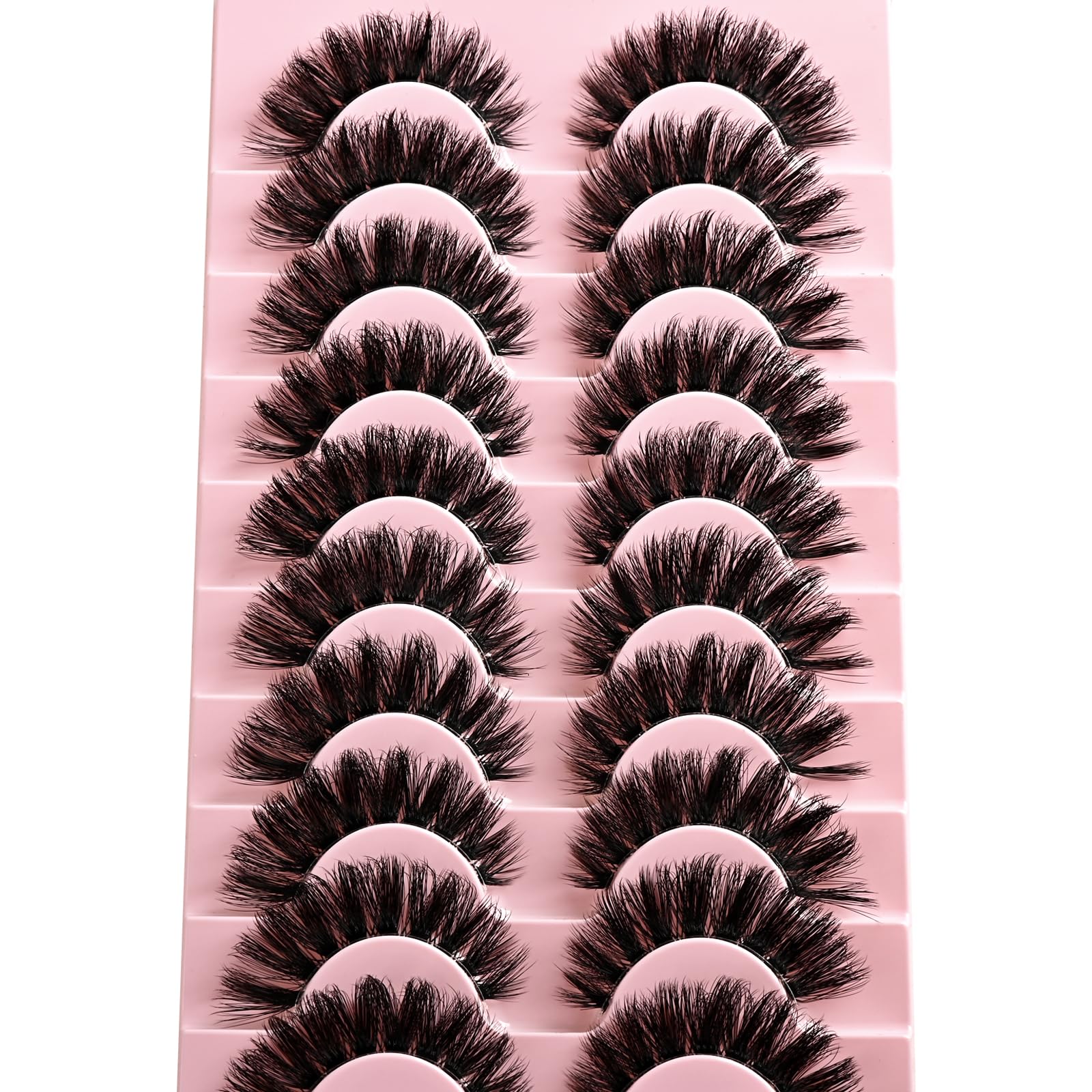 APCYUST Lashes Faux Mink reusable up to 15 wears.