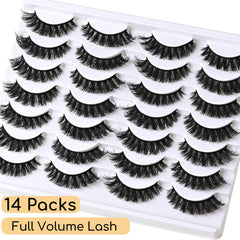 APCYUST Lashes Reusable Fluffy Strips offer durable beauty for busy routines.