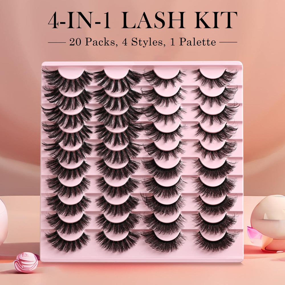 APCYUST reusable wispy lashes ideal for daily glam and photos.