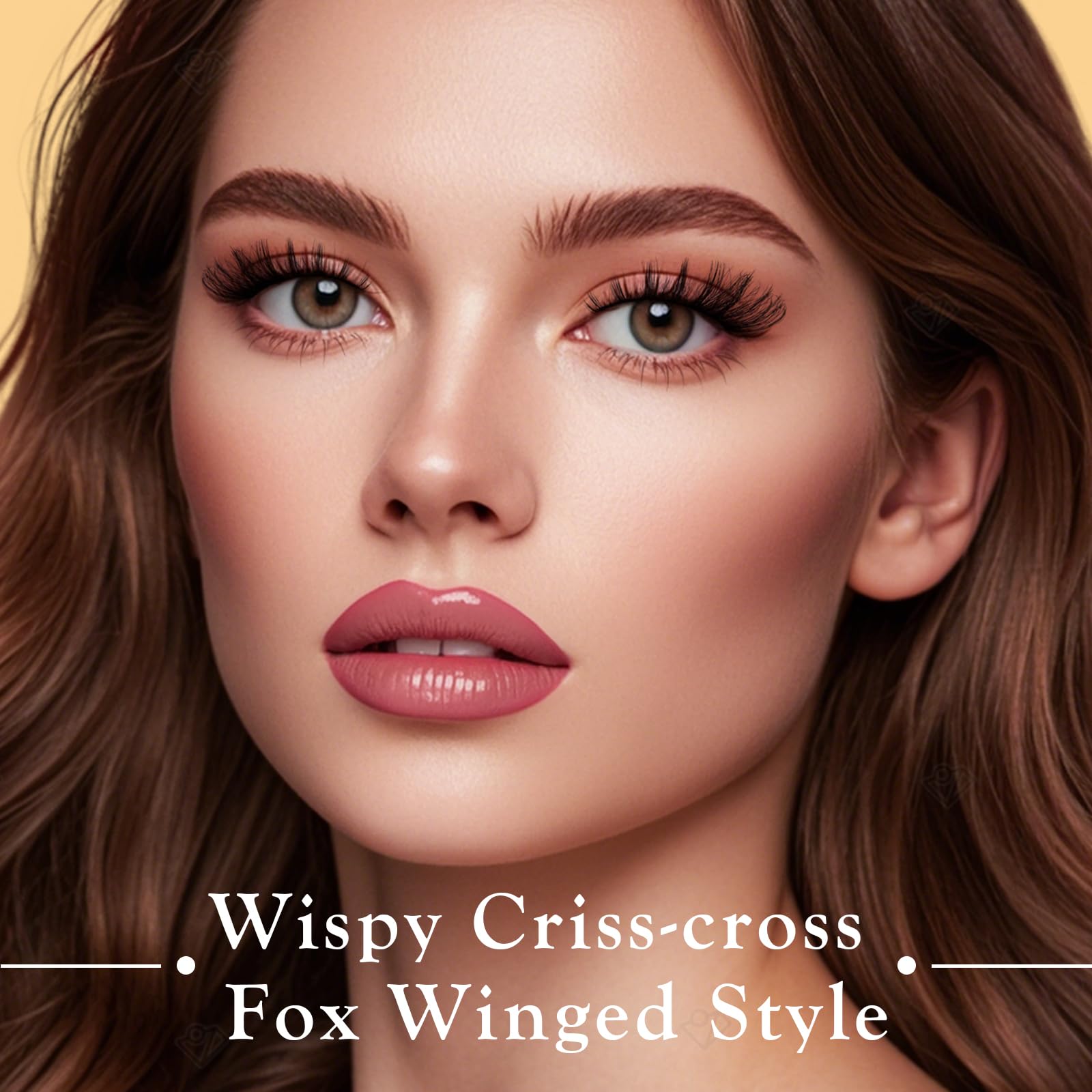 APCYUST wispy 3D volume fibers add texture without heaviness.