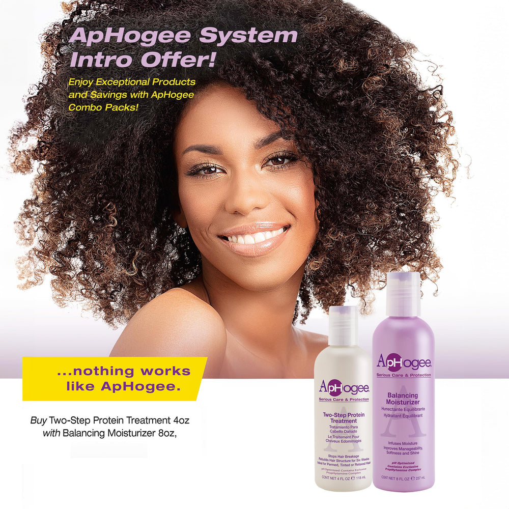 Aphogee balancing moisturizer close-up shows creamy texture