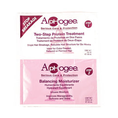 Aphogee Balancing Moisturizer jar ready for styling, providing hydration and shine.