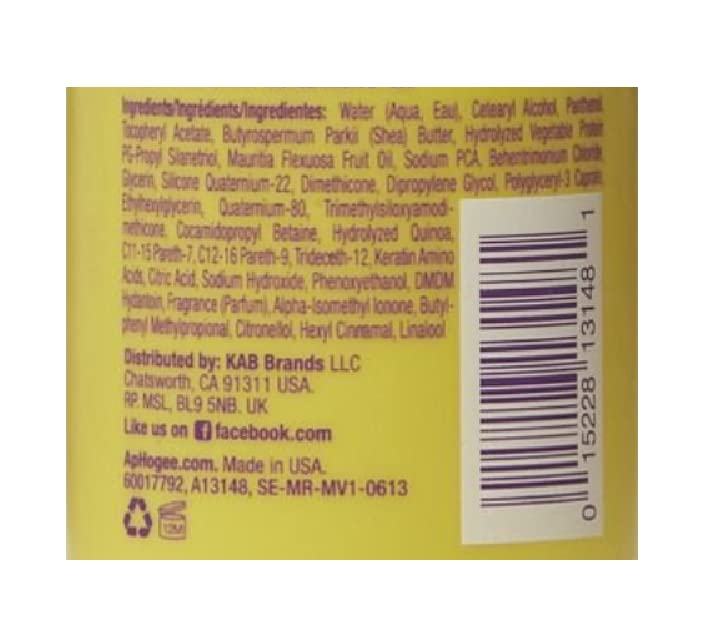 Aphogee Curlific Leave-In applied to hair in preparation for styling.