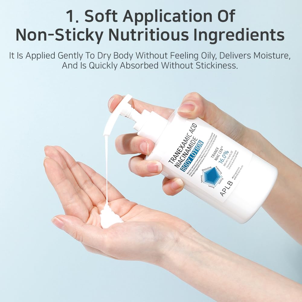 APLB absorción rápida en crema corporal para aplicación diaria.