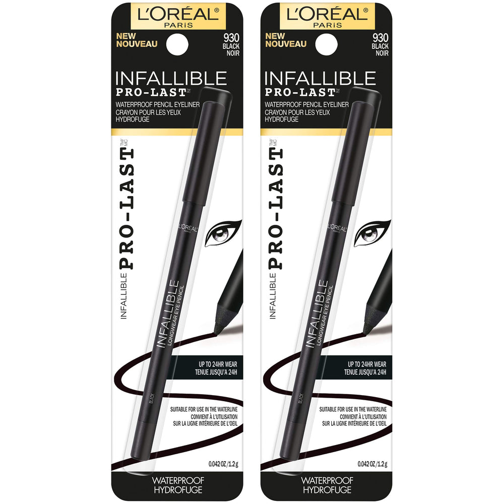 L’Oréal Paris Infallible Pro-Last Pencil Eyeliner, aplicación suave para un aspecto diario.