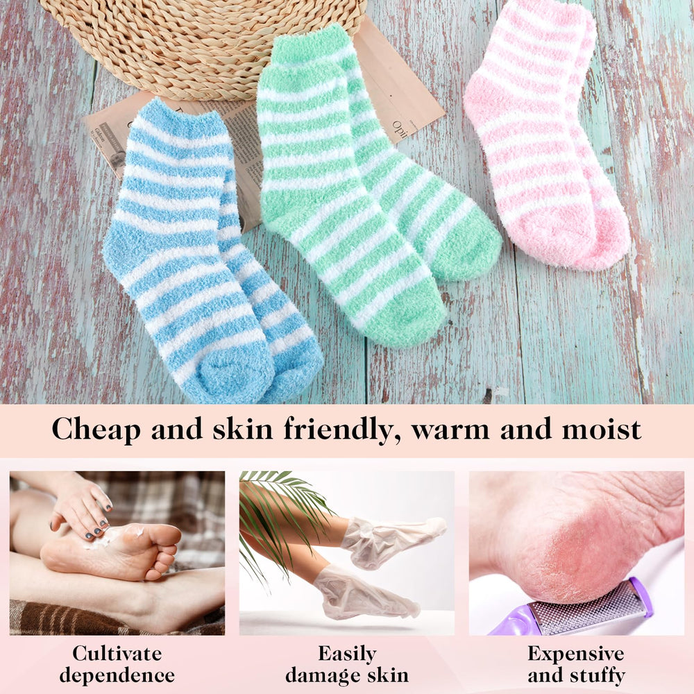 APLZGMG Reusable socks; machine washable for easy care.