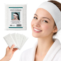 APPEARUS cintas faciales desechables, 100 unidades, higiene individual para tratamientos.