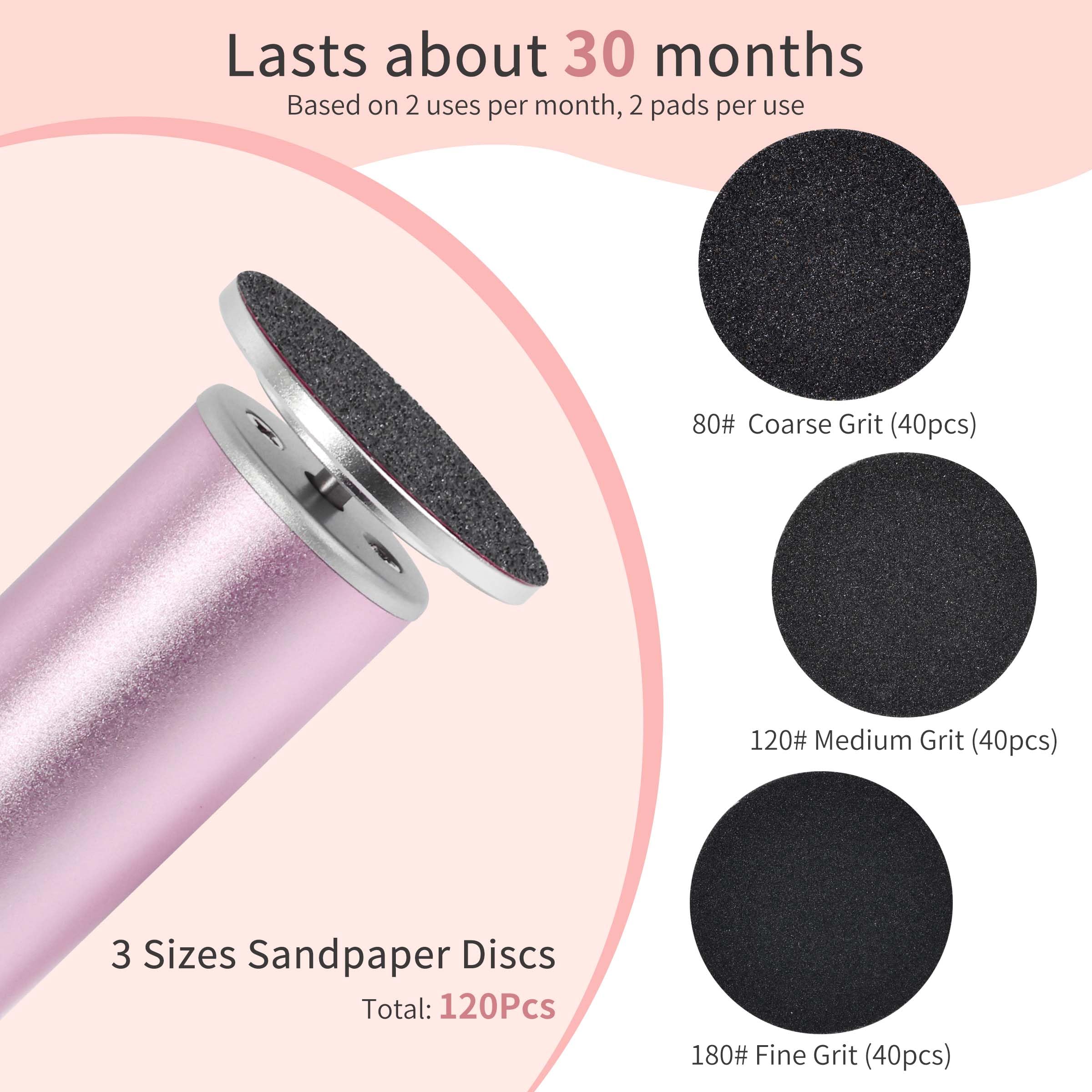APRELM 120pcs sandpapers in three grits for versatile smoothing