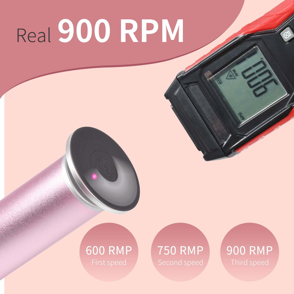 APRELM aluminum alloy housing in rose pink offers durable grip