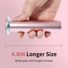 APRELM foot callus remover aluminum housing provides durable grip.