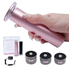 APRELM AprElm foot callus remover with ergonomic grip for comfortable use.