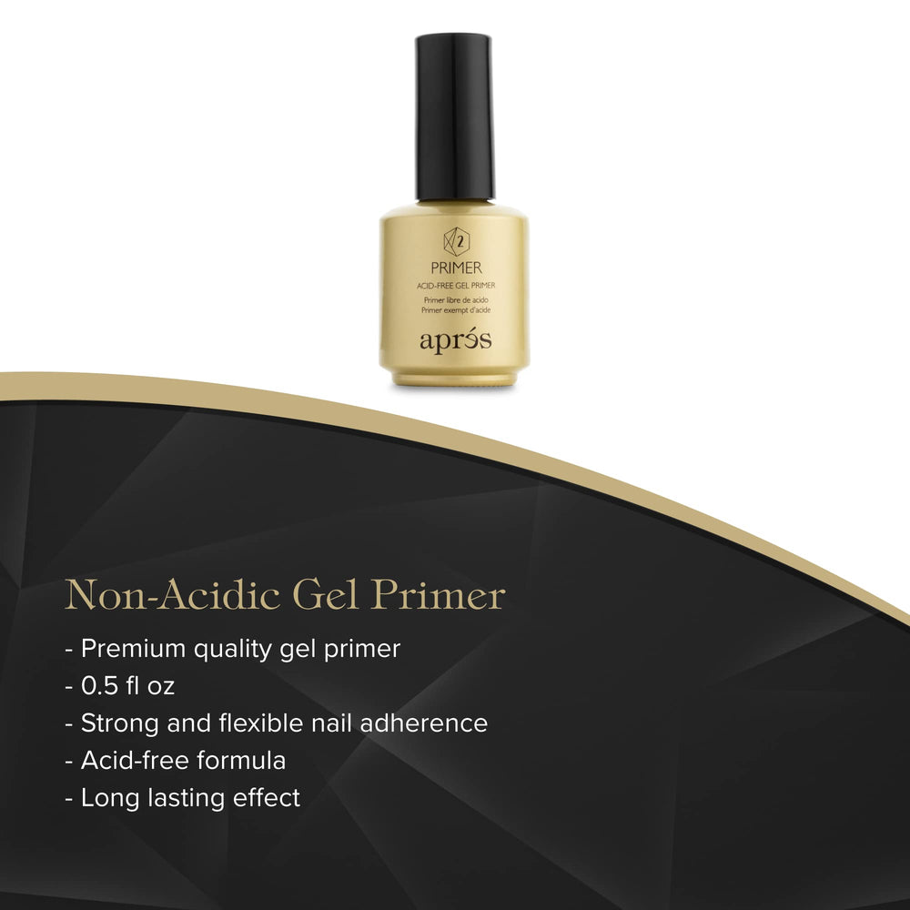 APRÉS Extend soft gel formula 15 ml primer supports easy Gel-X extensions.