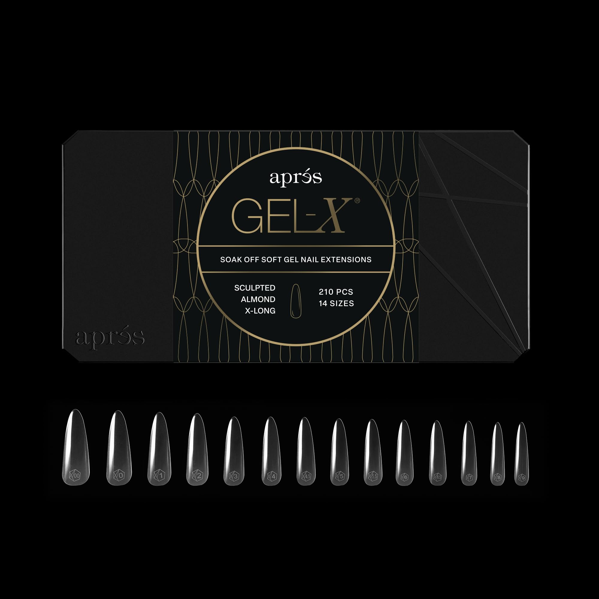 APRÉS Gel-X Almond: 280 tips de gel suave para una aplicación limpia