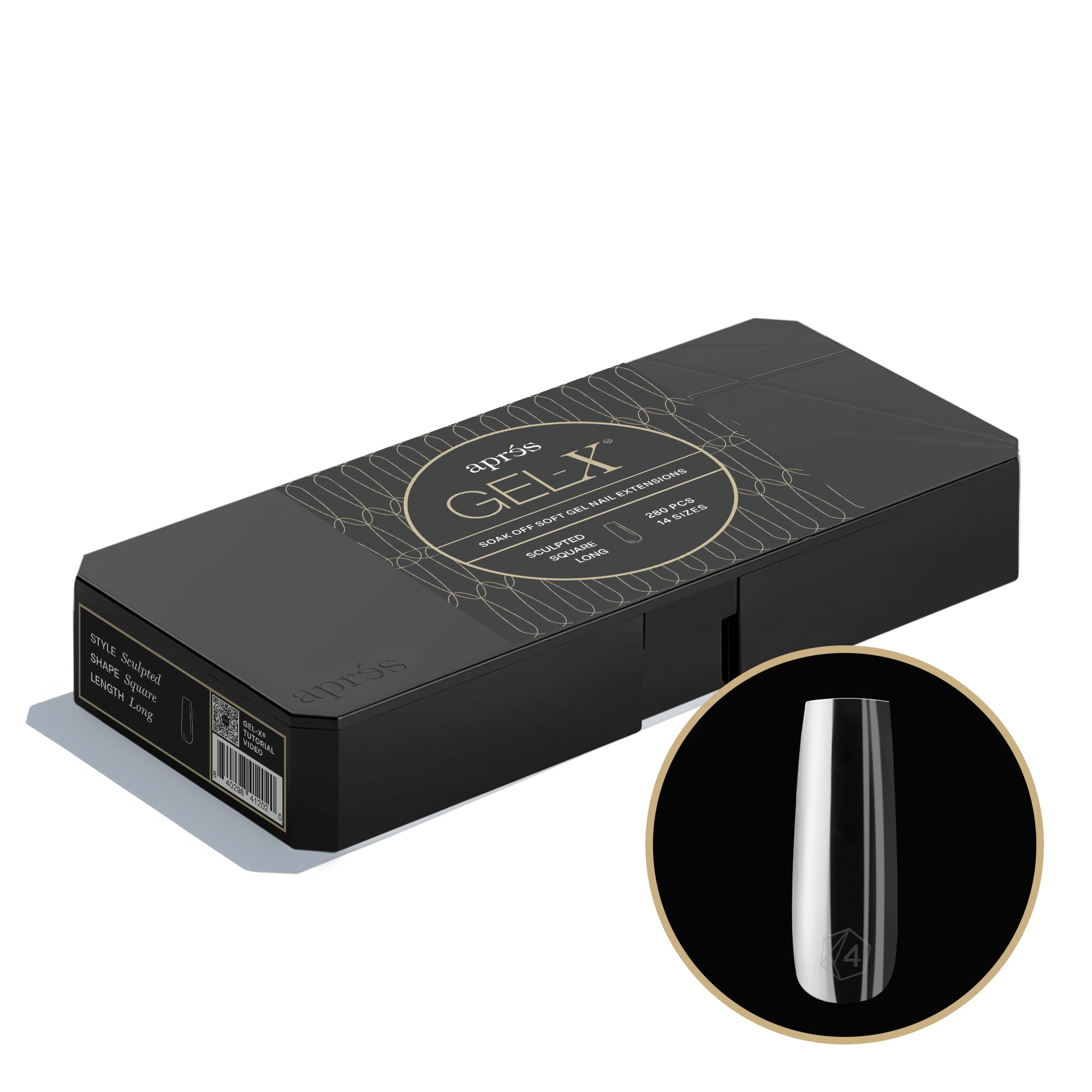 Tapa de base delgada APRÉS Gel-X facilita una aplicación suave.