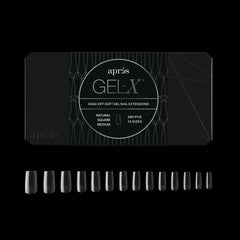 APRÉS Gel-X: caja de puntas 280 para uñas naturales con acabado suave.