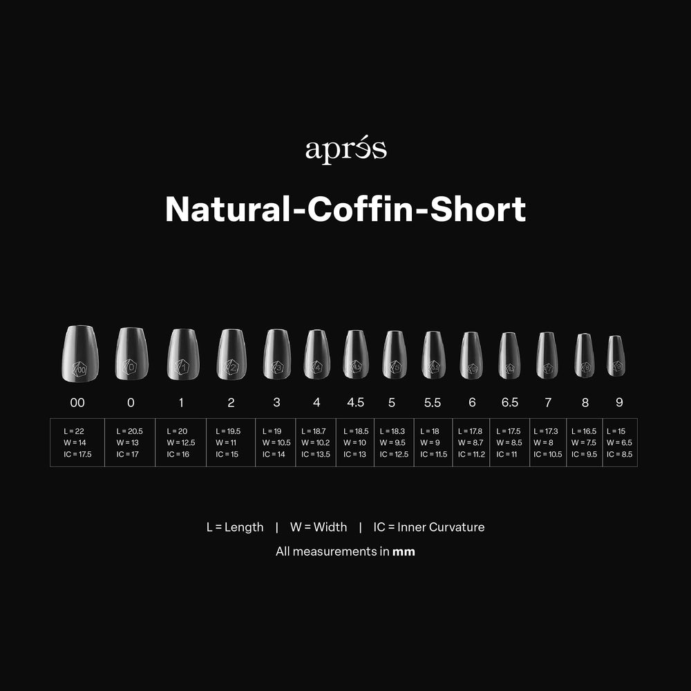APRÉS Gel-X Natural: superficie plana, ideal para camas de uñas anchas.